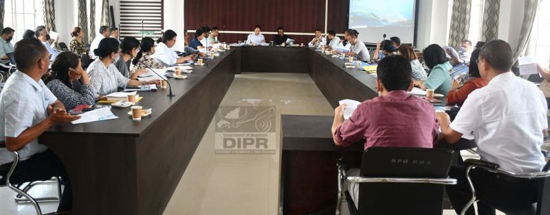 Kohima District Planning and Development Board meeting held in DPDB's Conference Hall Kohima on July 15. (DIPR Photo)